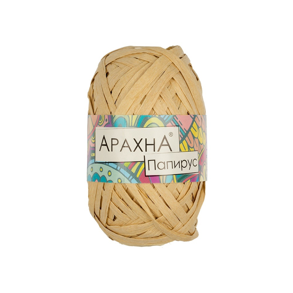 

ARACHNA Papyrus, 100% целлюлоза, 10х40+/-3 г, 50+/-4 м, №10, светлый бежевый