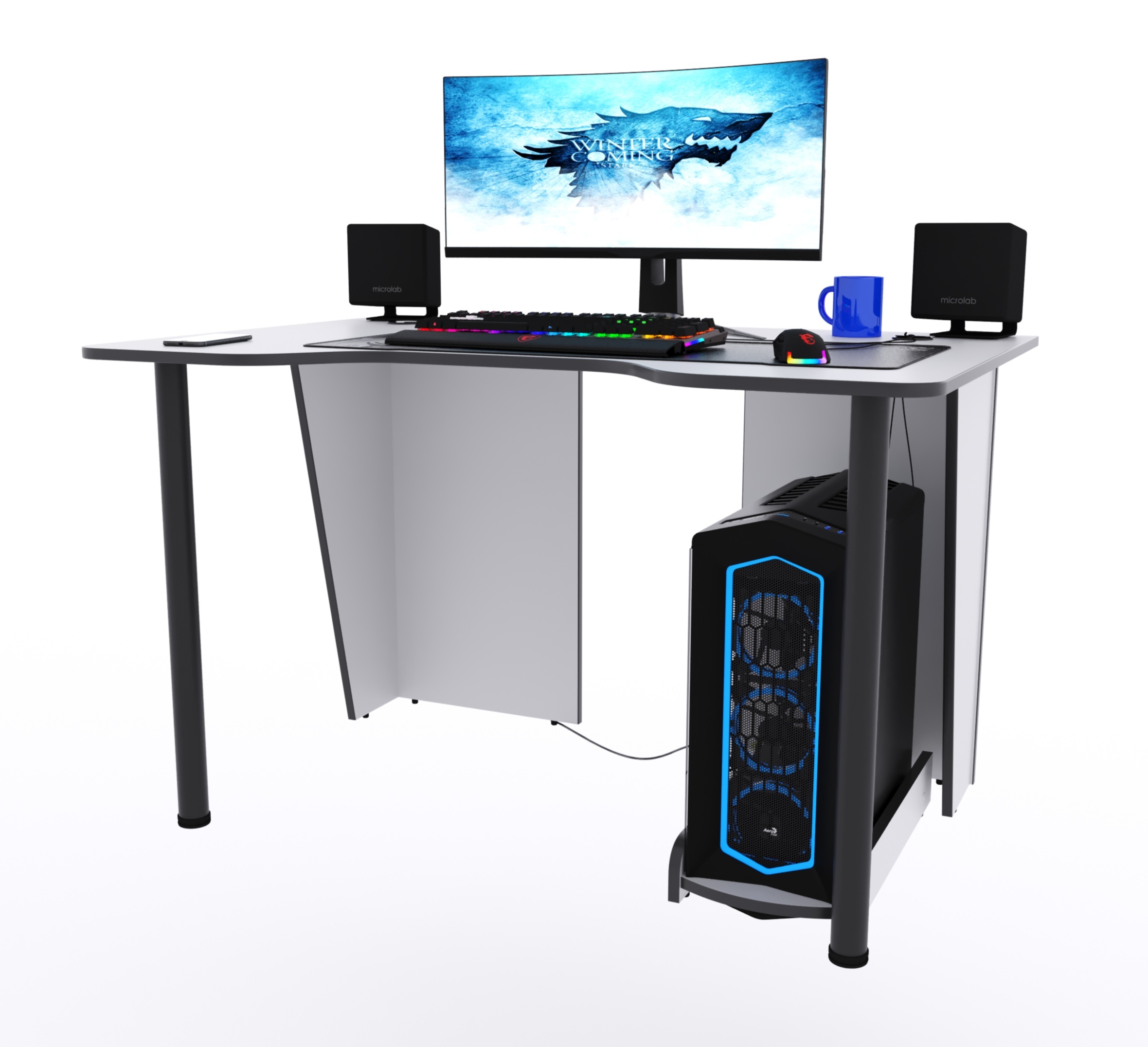 Компьютерный стол Stalkermebel, "Лакер", 120x80x75 см