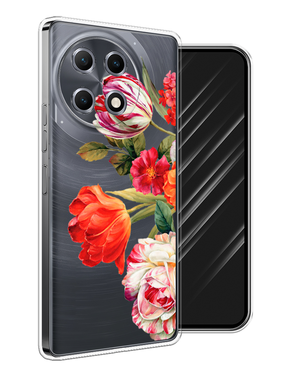 

Чехол Awog на Tecno Camon 30S "Весенний букет", Красный;розовый;зеленый, 309650-1