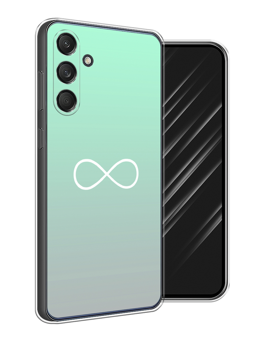 

Чехол Awog на Samsung Galaxy M55 "Бесконечность от Тиффани", Бирюзовый, 2109650-1