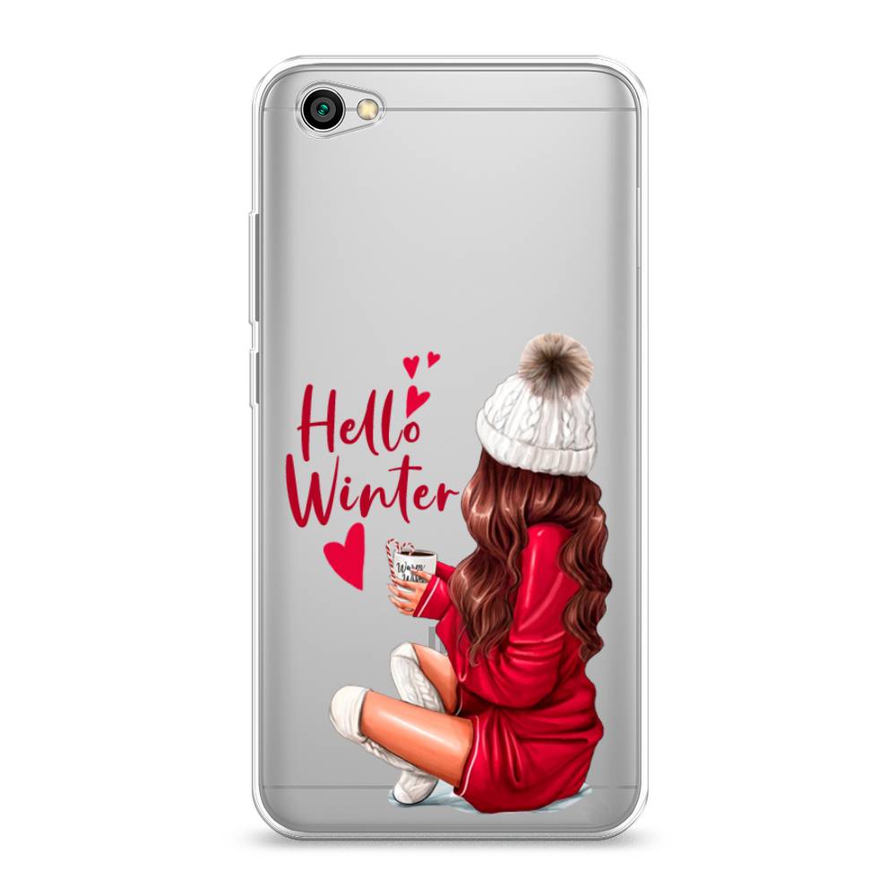 

Чехол на Xiaomi Redmi Note 5A "Hello winter", Красный;белый;коричневый, 32250-5