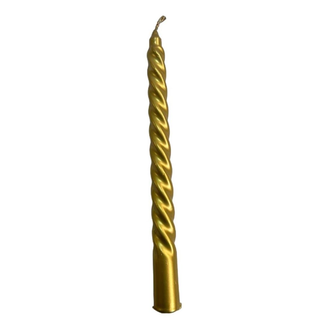 

Свеча праздничная Eurocandle 2,2x25 см золотая