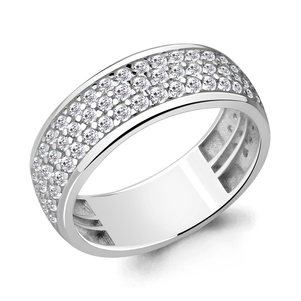 

Кольцо из серебра р. 16,5 AQUAMARINE 60975А_925_р, 60975А_925_р