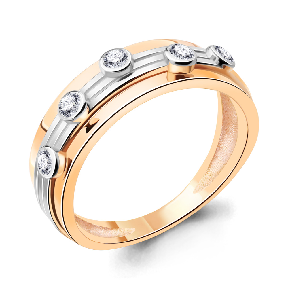 

Кольцо из серебра р. 17,5 AQUAMARINE 67136А_925_з, 67136А_925_з