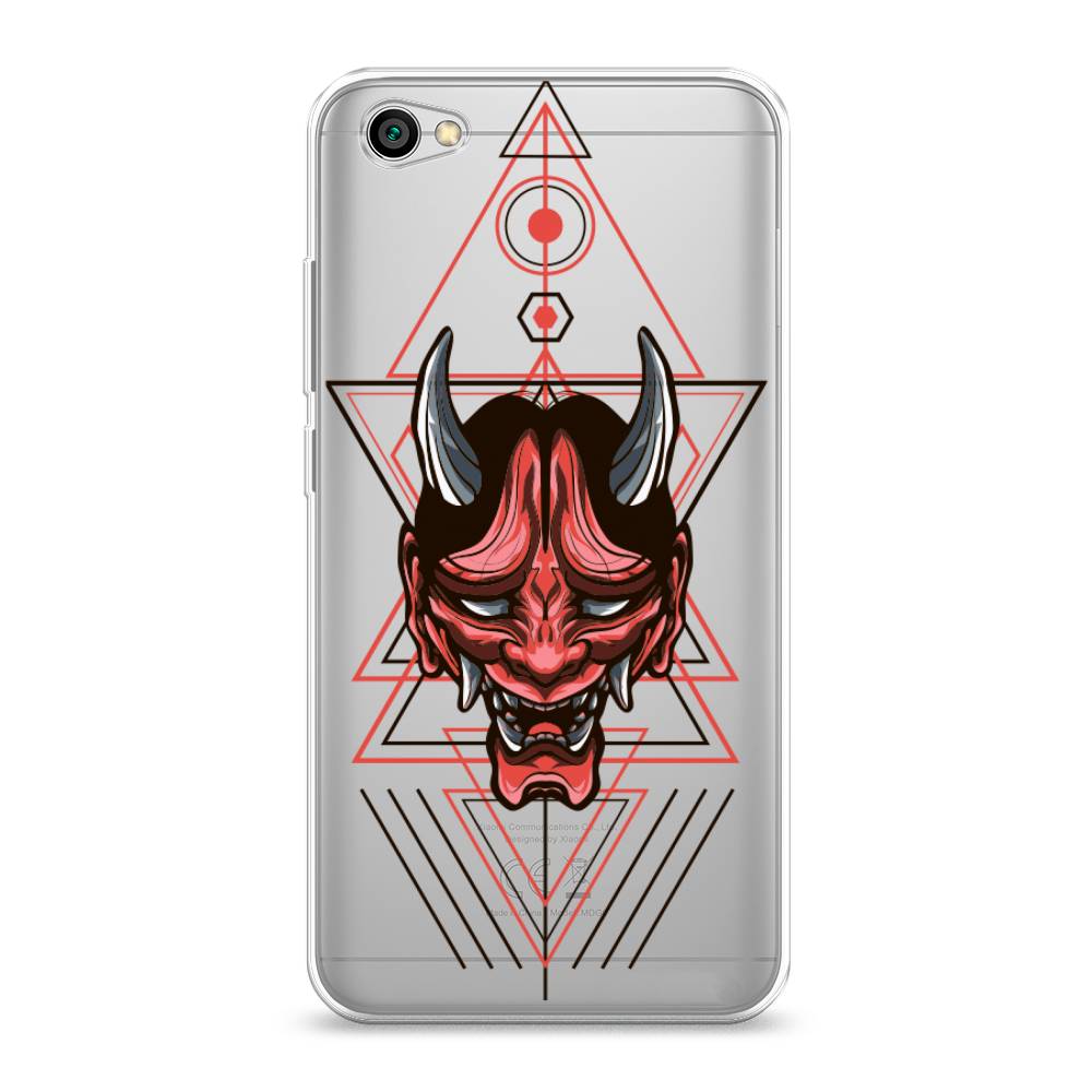 

Чехол на Xiaomi Redmi Note 5A "Hanya Oni mask", Серый;красный;черный, 32250-4