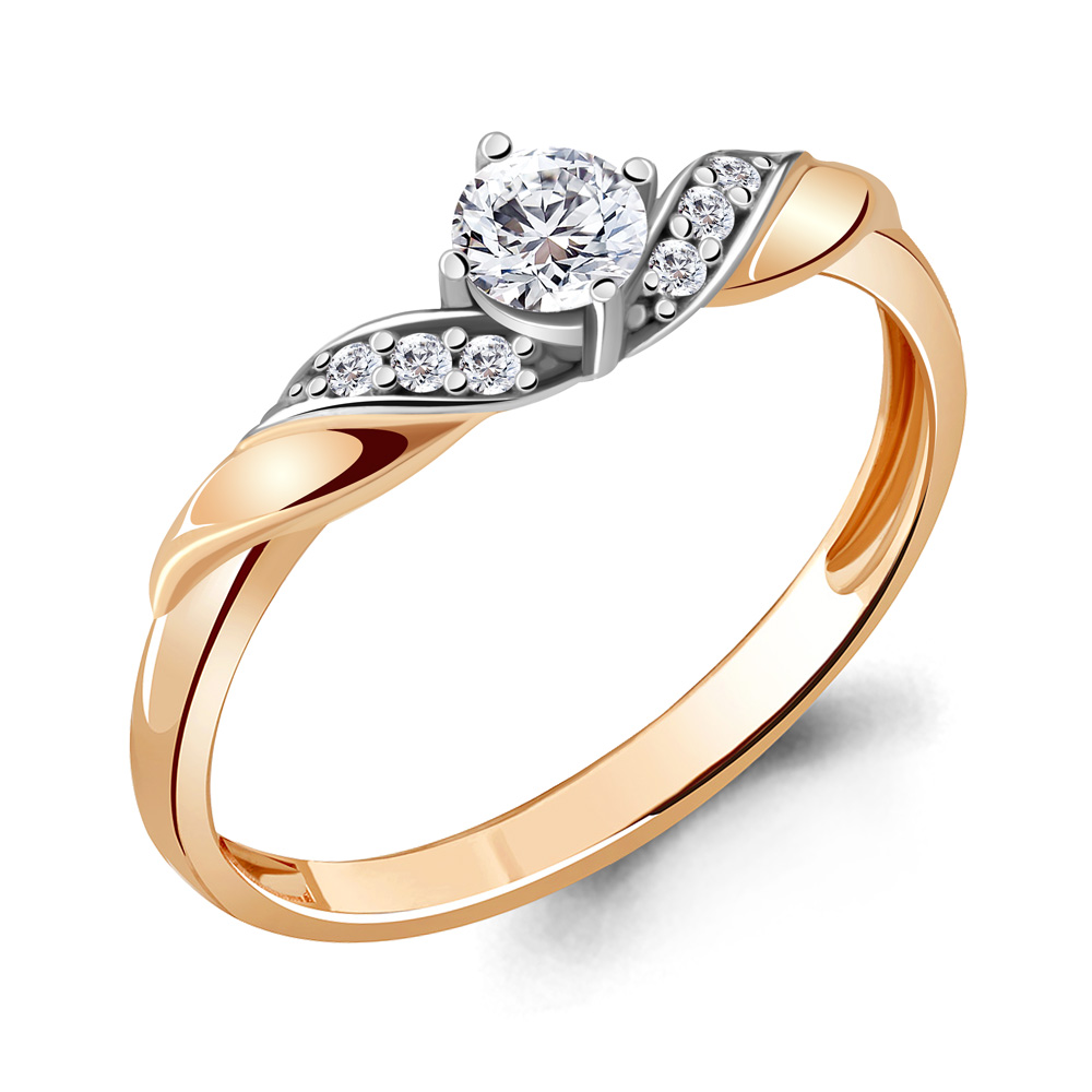 

Кольцо из серебра р. 17,5 AQUAMARINE 68926А_925_з, 68926А_925_з