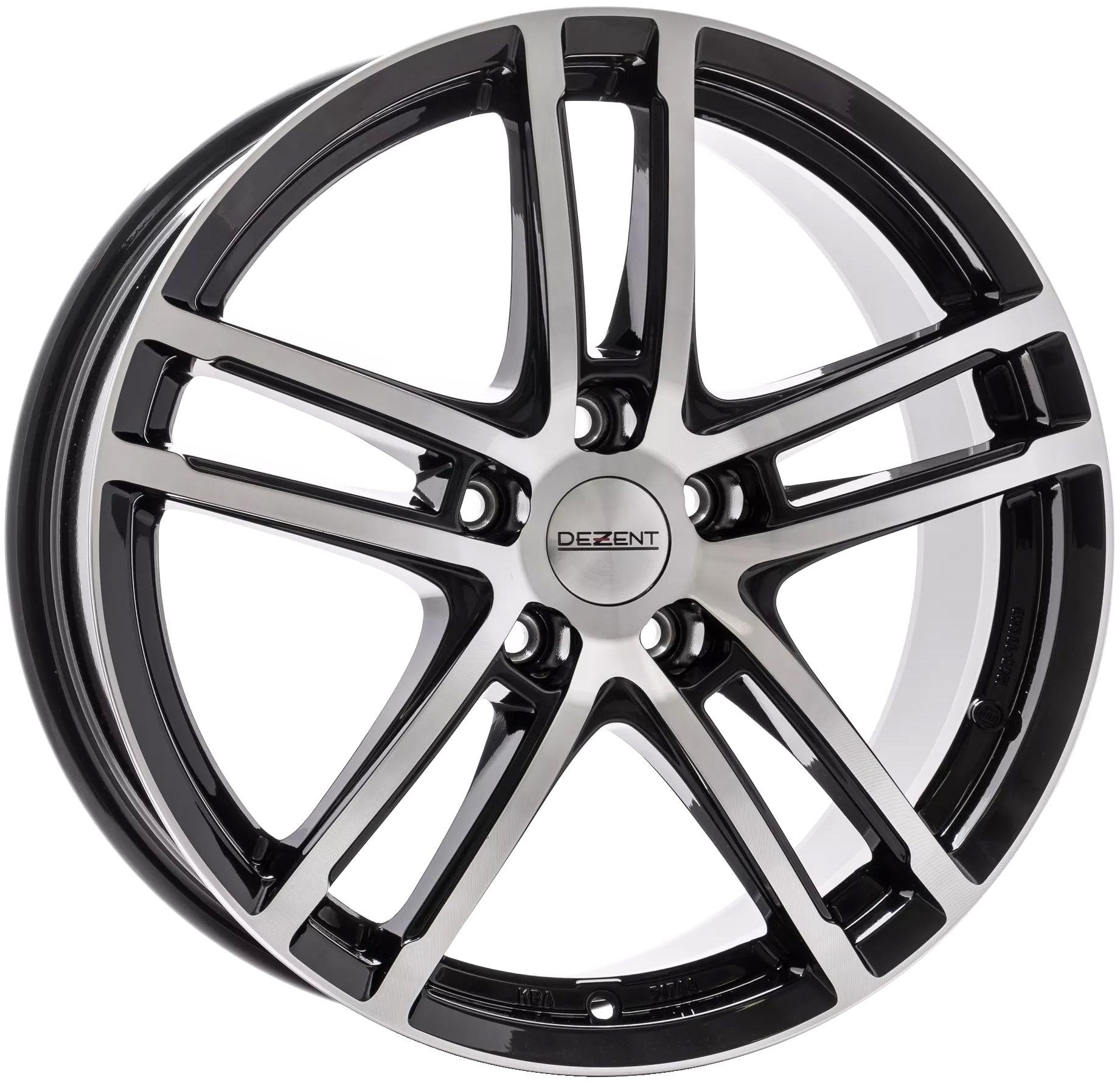 

Колесный диск литой DEZENT TZ dark 6,5x17 5*112 ET39 d66,6 ЧерныйTTZ98B