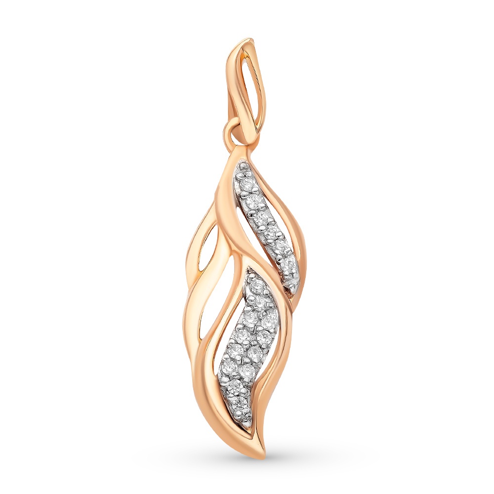 

Подвеска из красного золота с фианитом 585Gold 303002796, 303002796