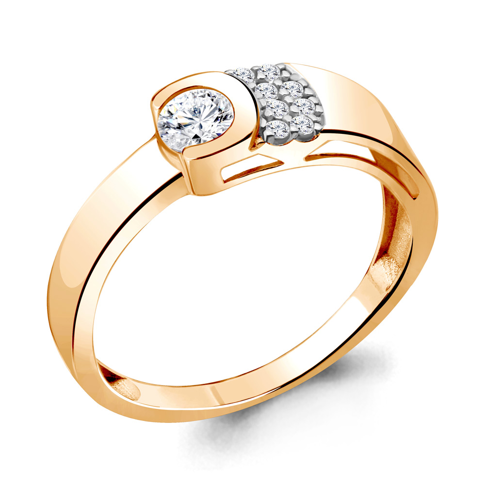 

Кольцо из серебра р. 17,5 AQUAMARINE 666471А_925_з, 666471А_925_з