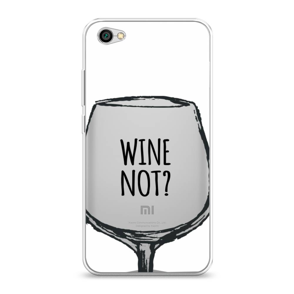 

Чехол на Xiaomi Redmi Note 5A "Wine not White", Белый, 32250-6
