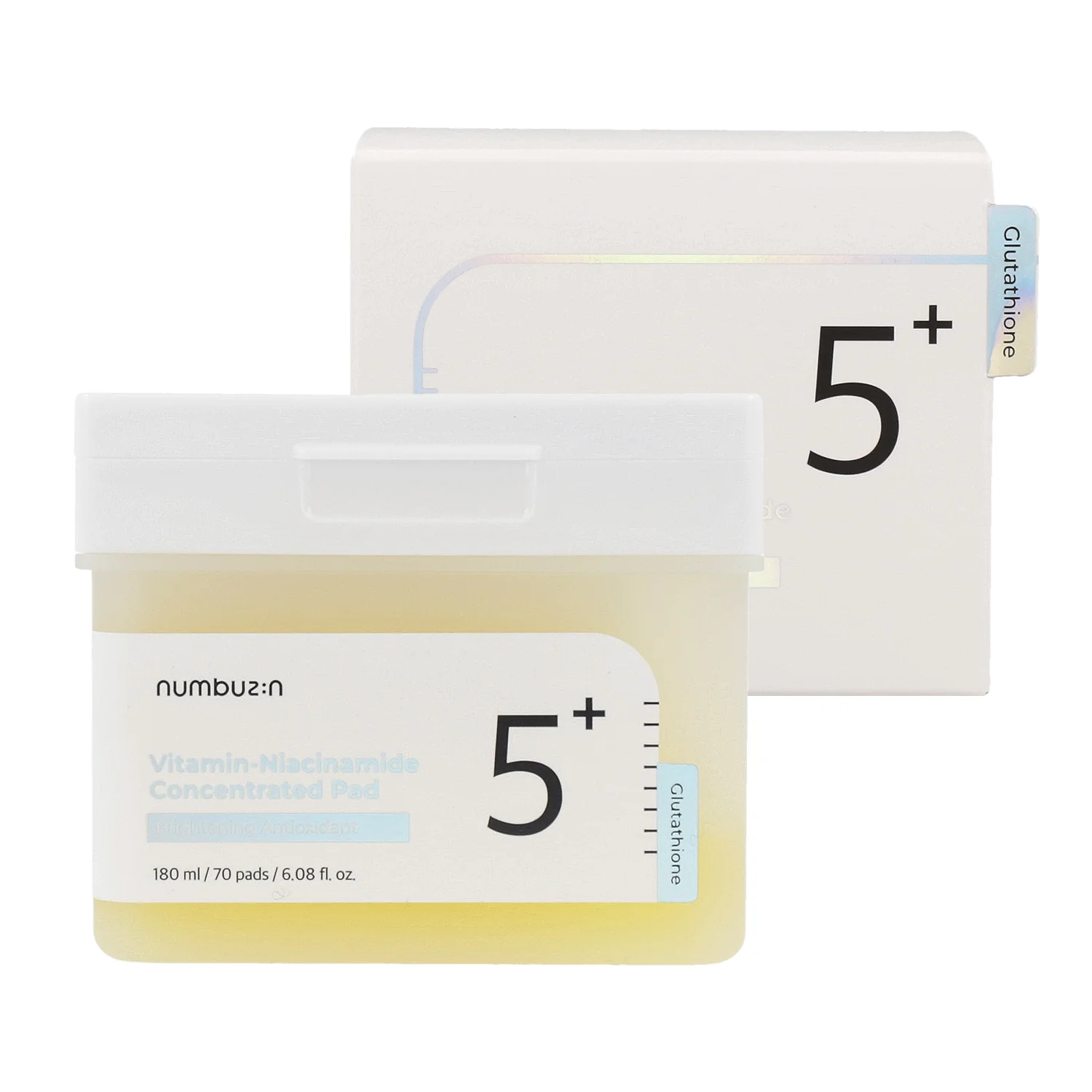 

Пэды Numbuzin осветляющие №5 Vitamin-Niacinamide Concentrated Pad 70шт
