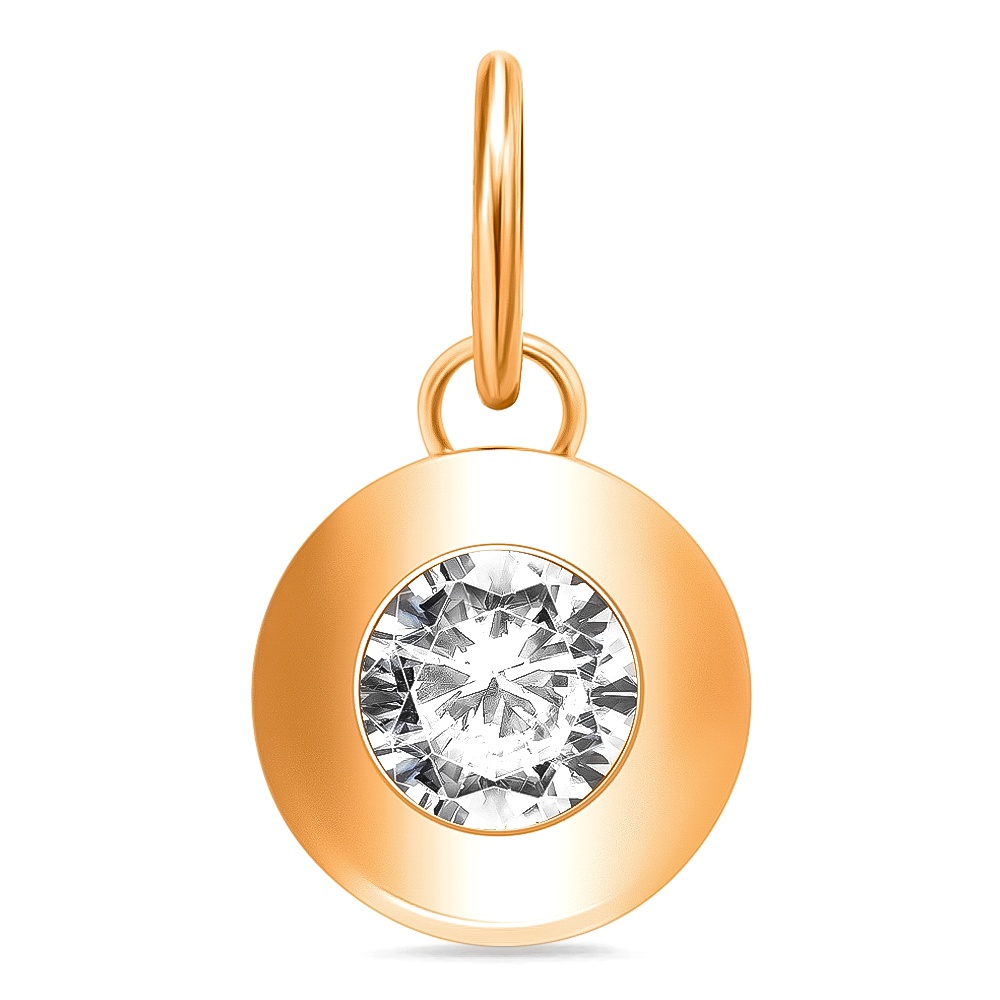 

Подвеска из красного золота с фианитом 585Gold 303002573, 303002573
