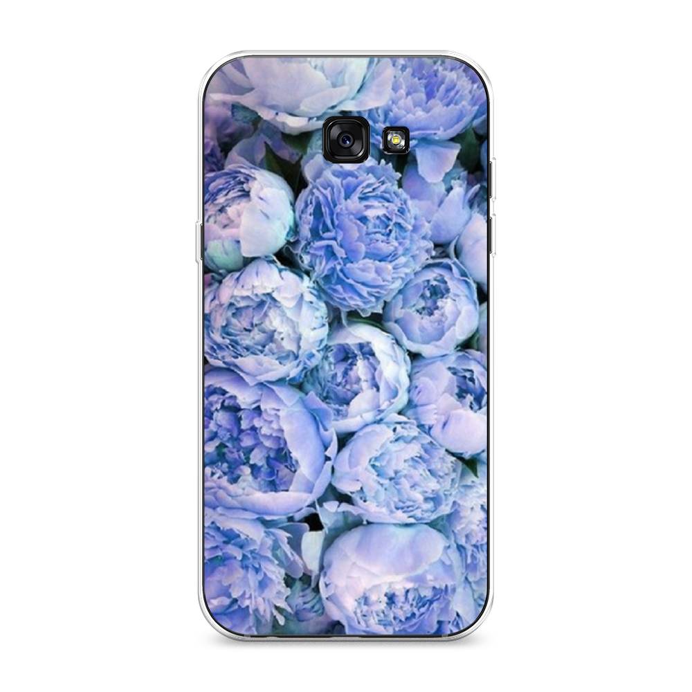 

Чехол Awog на Samsung Galaxy A7 2017 / Самсунг A7 2017 "Пионы голубые", Голубой, 20950-8