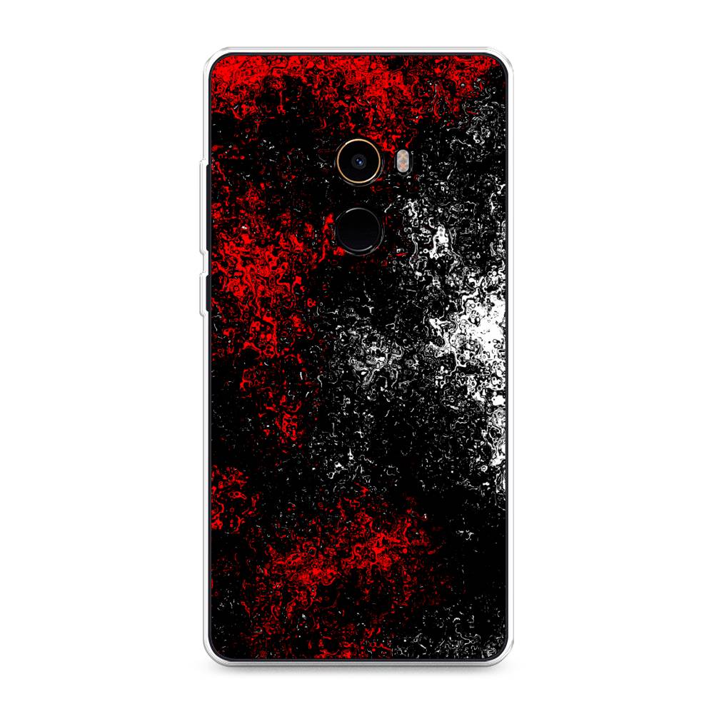 

Чехол на Xiaomi Mi Mix 2 "Монотипия", Красный;черный;белый, 32550-3