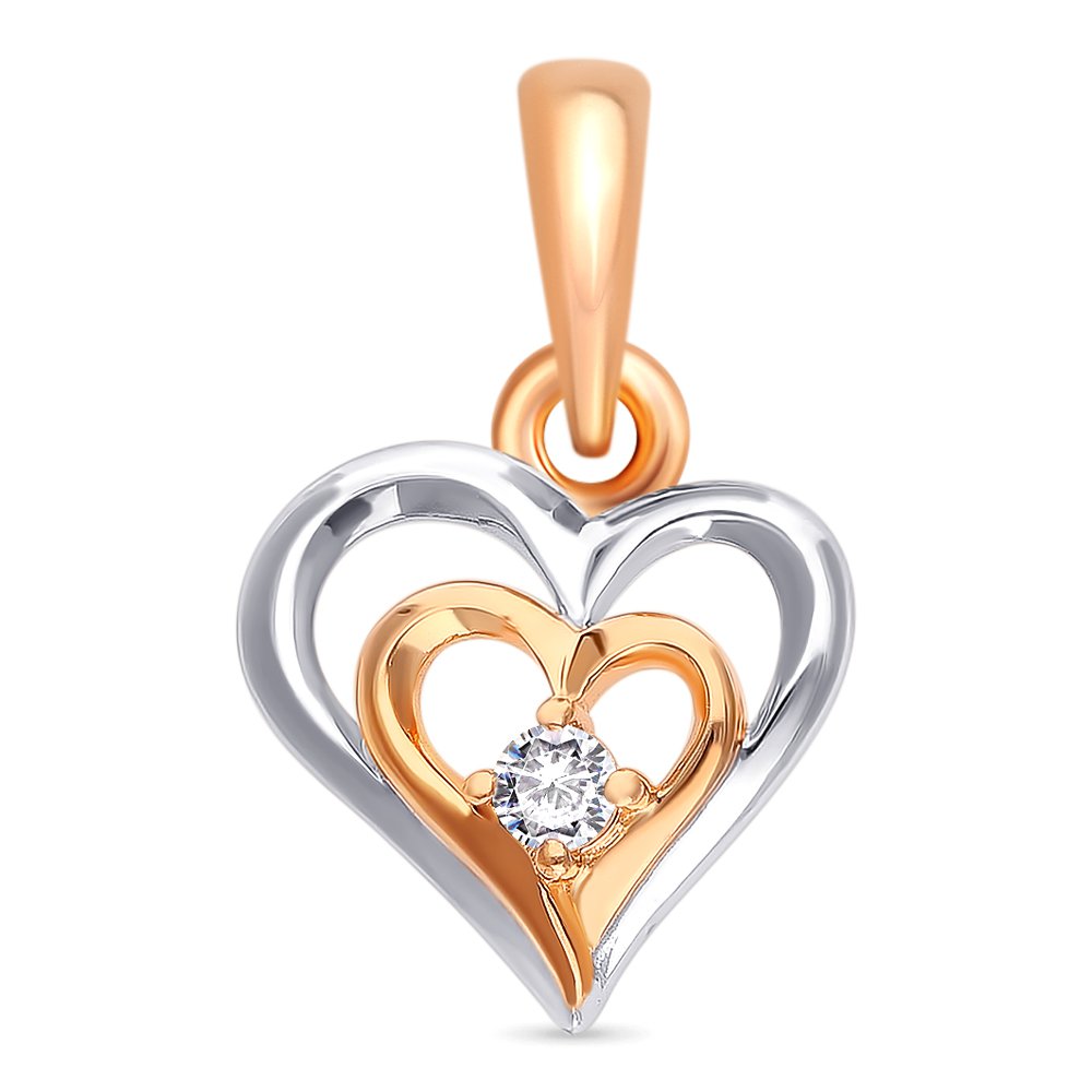 

Подвеска из красного золота с фианитом 585Gold 303002671, 303002671