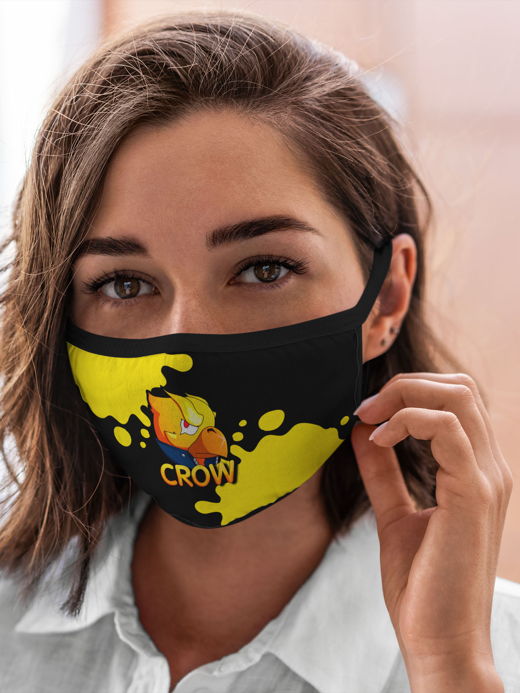 

Многоразовая маска унисекс Burnettie Brawl Stars Crow, Разноцветный, Brawl Stars Crow