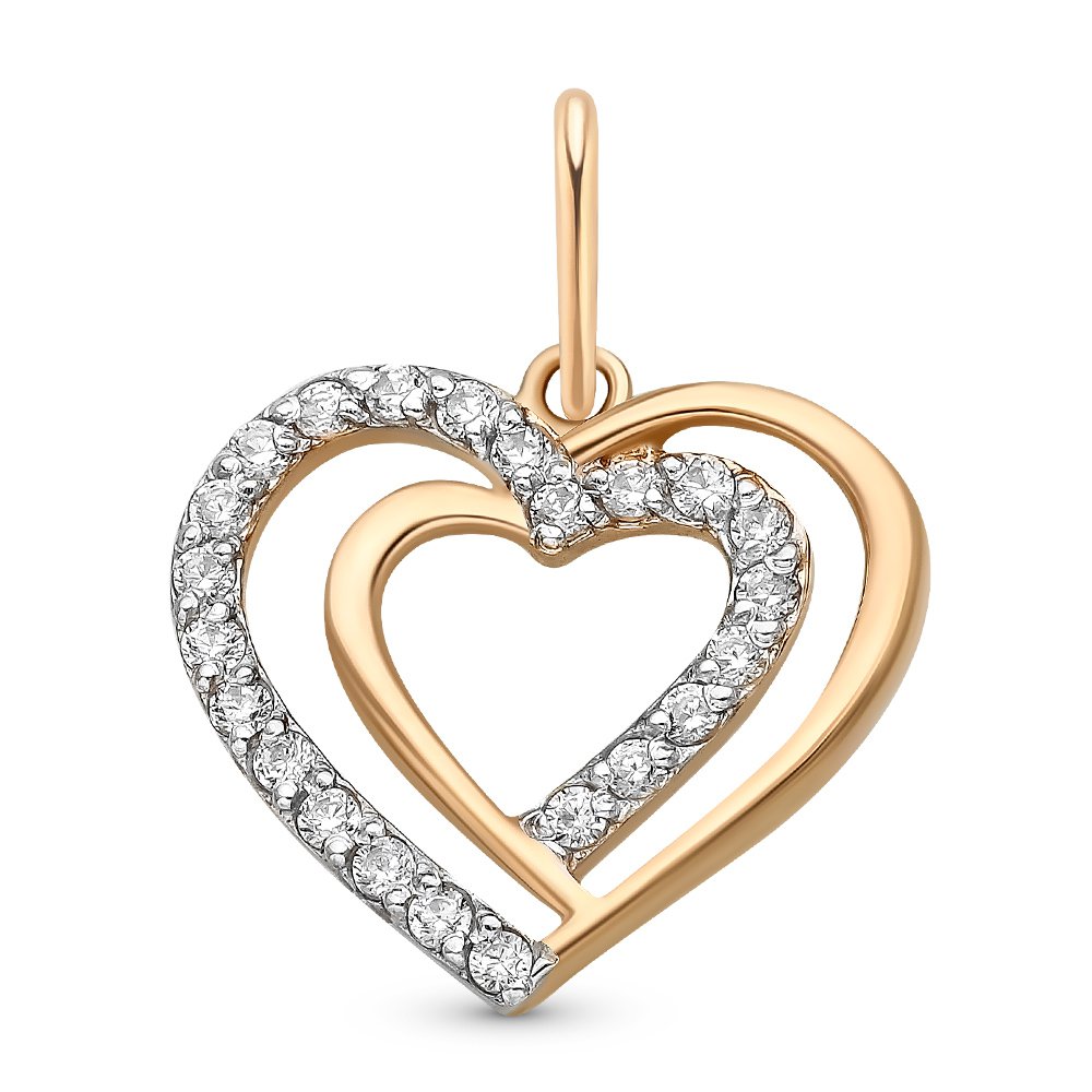

Подвеска из красного золота с фианитом 585Gold 303002718, 303002718