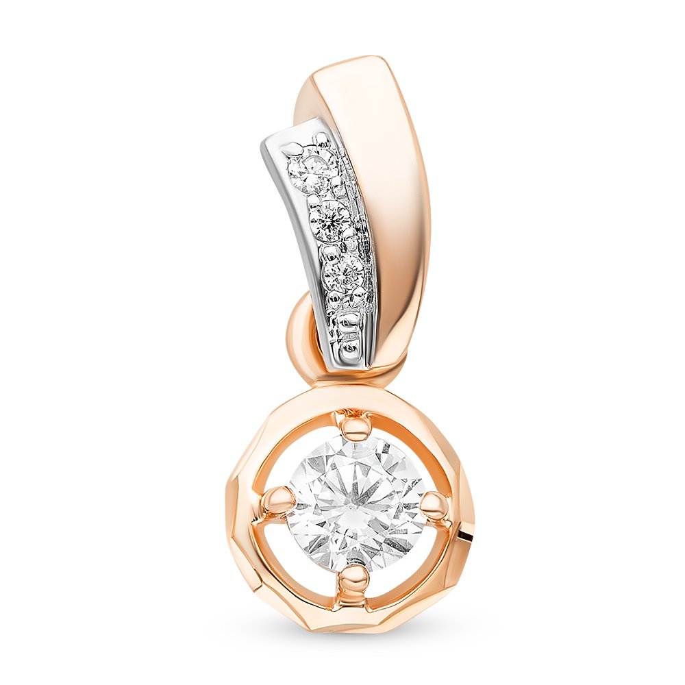 

Подвеска из красного золота с фианитом 585Gold 303002722, 303002722
