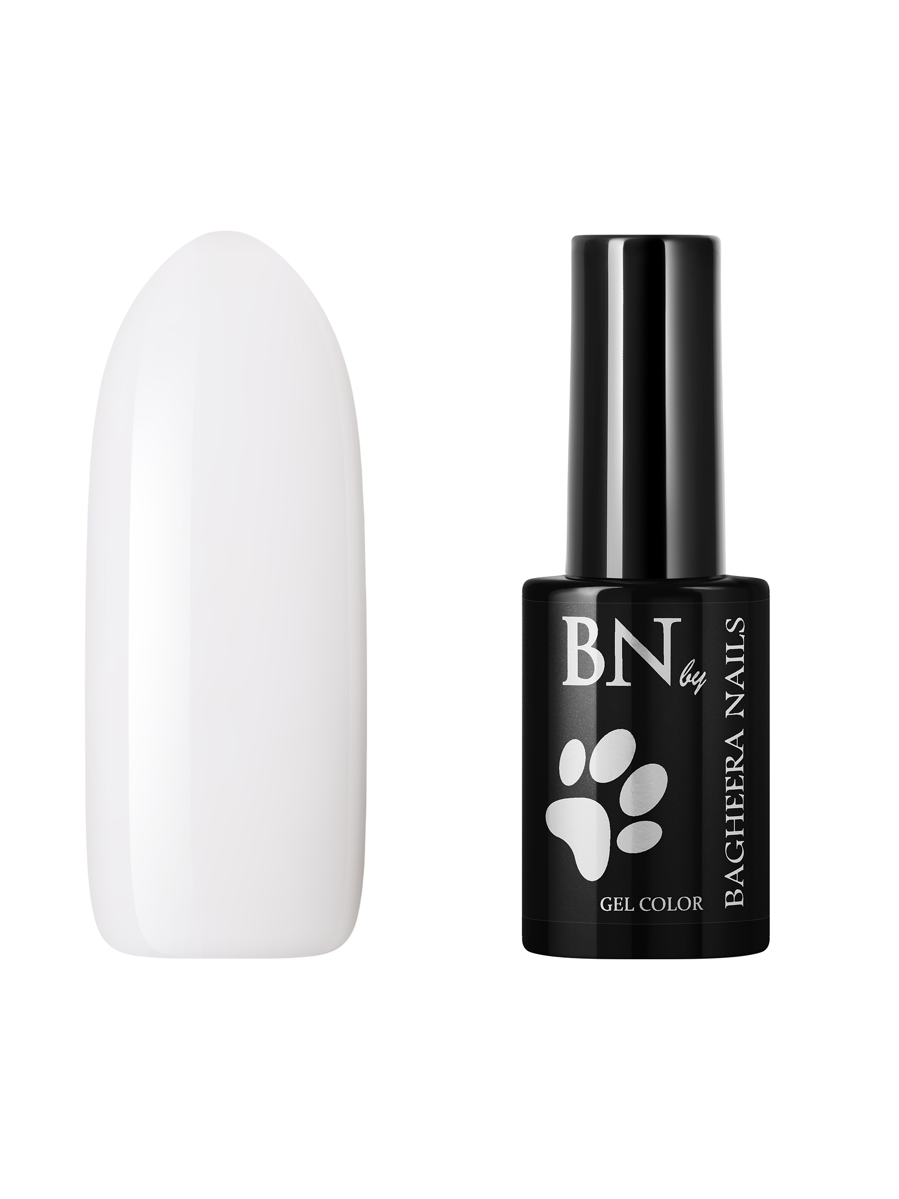 

Гель-лак для ногтей Bagheera Nails White gl-wht профессиональный, 10 мл