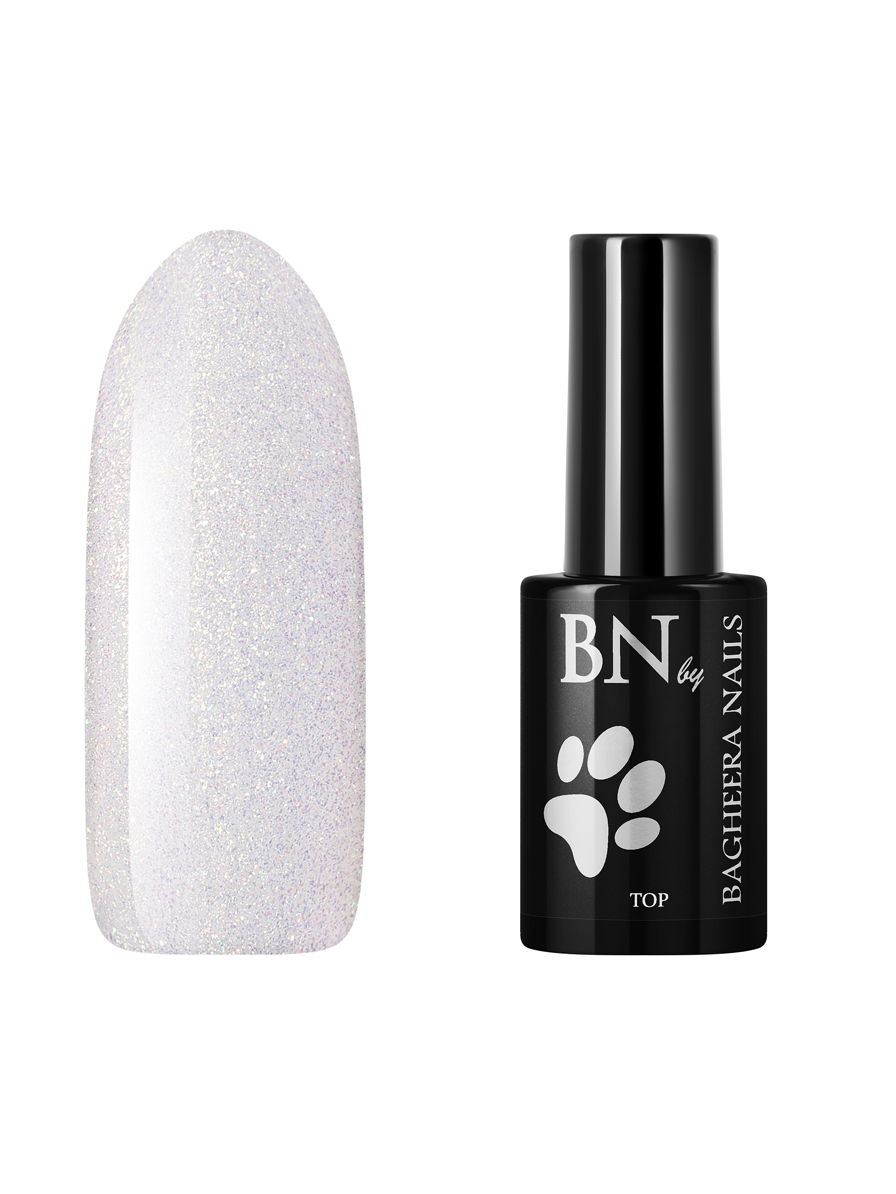 

Топ для гель лака Bagheera Nails to-003 с блестками, 10 мл
