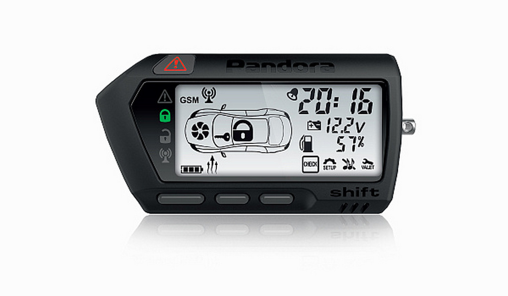 Брелок Pandora LCD DXL 707 black 3050