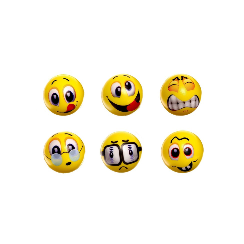 

Мяч Funny Toys Смайлы 7393827, 6,3 см, 1 шт, в ассортименте