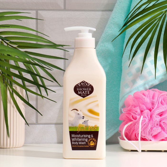 

Гель для душа Shower Mate Увлажняющий с козьим молоком, 550 мл