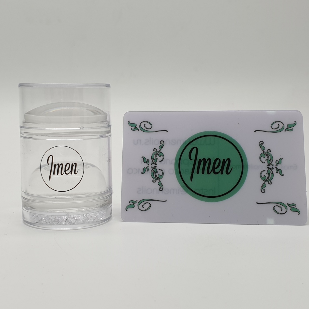 Штамп для стемпинга Имень Силиконовый двойной