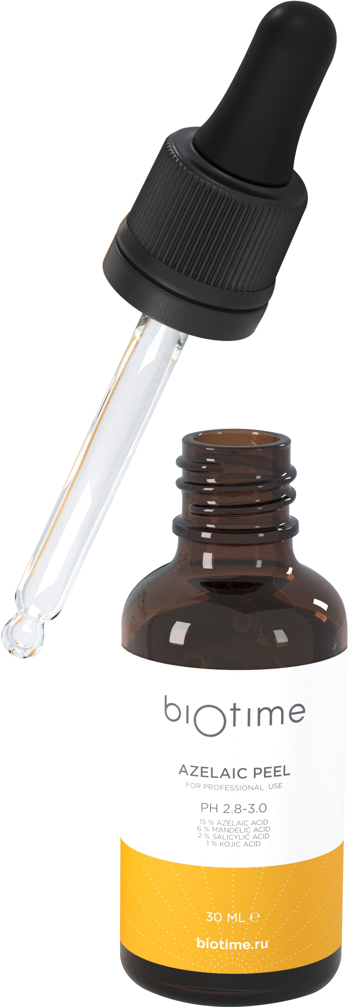 

Пилинг Biotime Azelaic Peel 2,8-3,0 Азелаиновый для Лица 30 мл