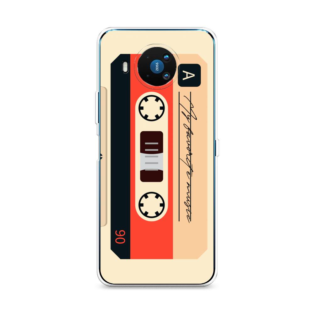

Чехол на Nokia 8.3 "Бежевая кассета", Черный;красный;бежевый, 123550-6