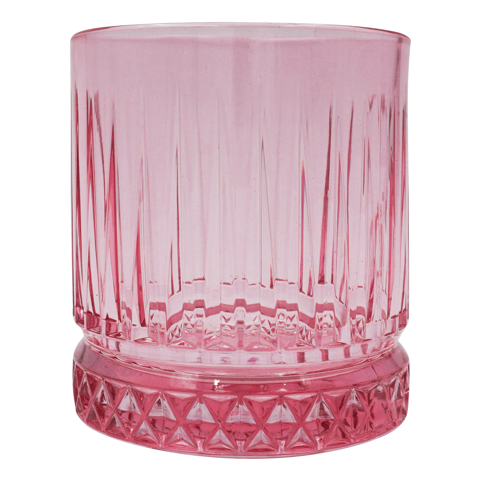 фото Стакан низкий pasabahce элизия для напитков стекло розовый 355 мл