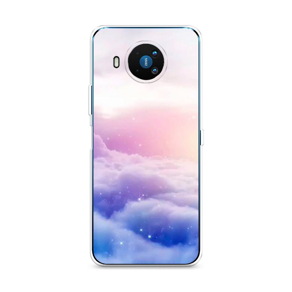 

Чехол на Nokia 8.3 "Небеса", Голубой;белый;розовый, 123550-2