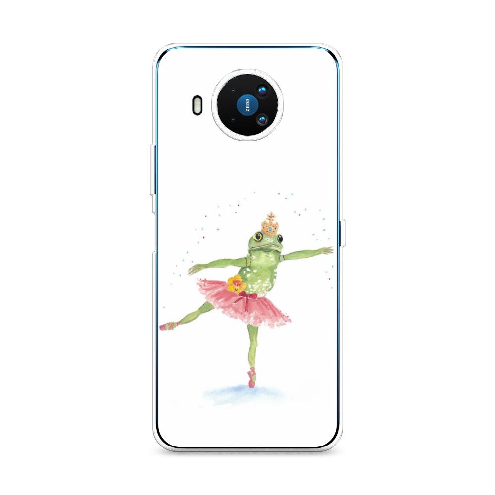 

Чехол на Nokia 8.3 "Лягушка-балерина", Зеленый, 123550-4
