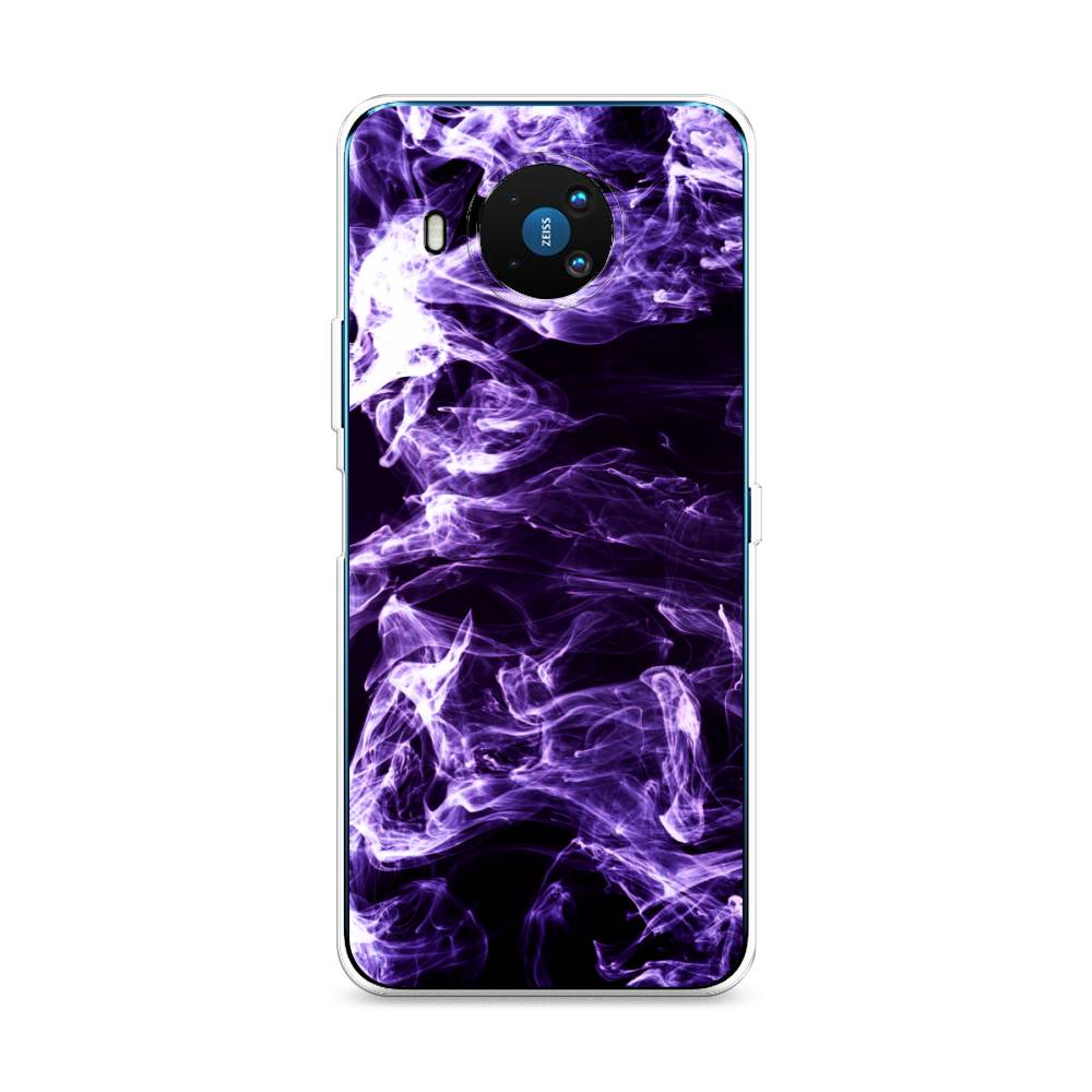 

Чехол на Nokia 8.3 "Фиолетовый дым", Фиолетовый;белый;черный, 123550-3