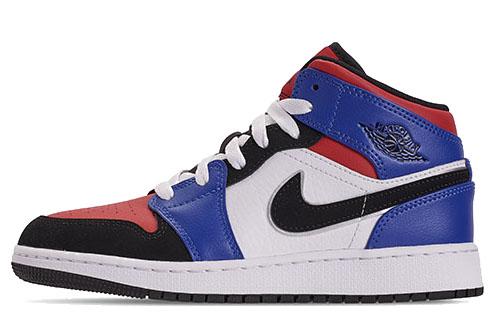 

Кеды унисекс Jordan Air Jordan 1 Mid GS разноцветные 39 EU, Разноцветный, Air Jordan 1 Mid GS