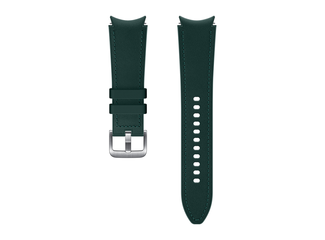 

Ремешок Samsung Hybrid Leather для Galaxy Watch4/Classic M/L зеленый (ET-SHR89LGEGRU), Hybrid Leather Galaxy Watch4/Classic M/L зеленый