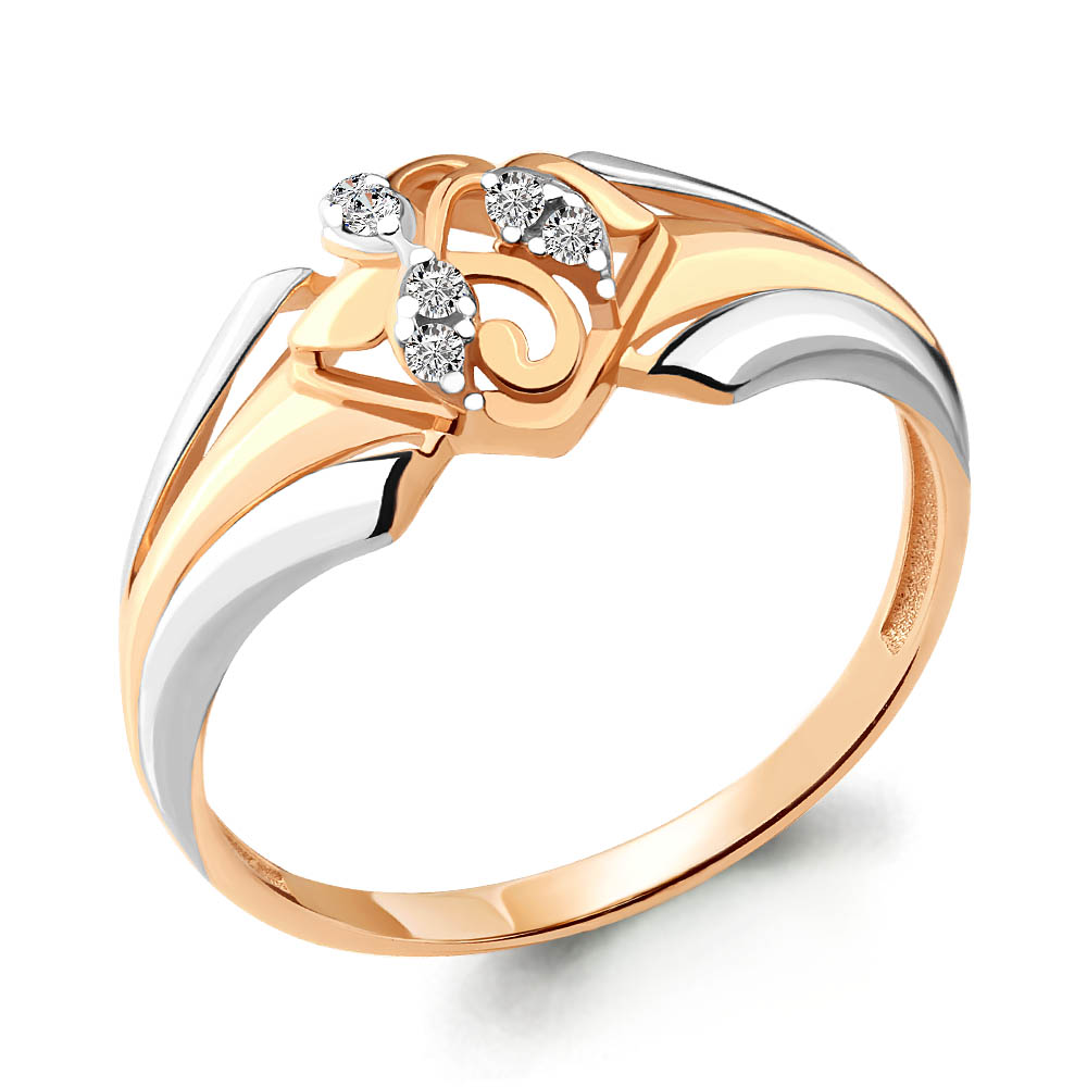 

Кольцо из серебра р. 17,5 AQUAMARINE 68155А_925_з, 68155А_925_з