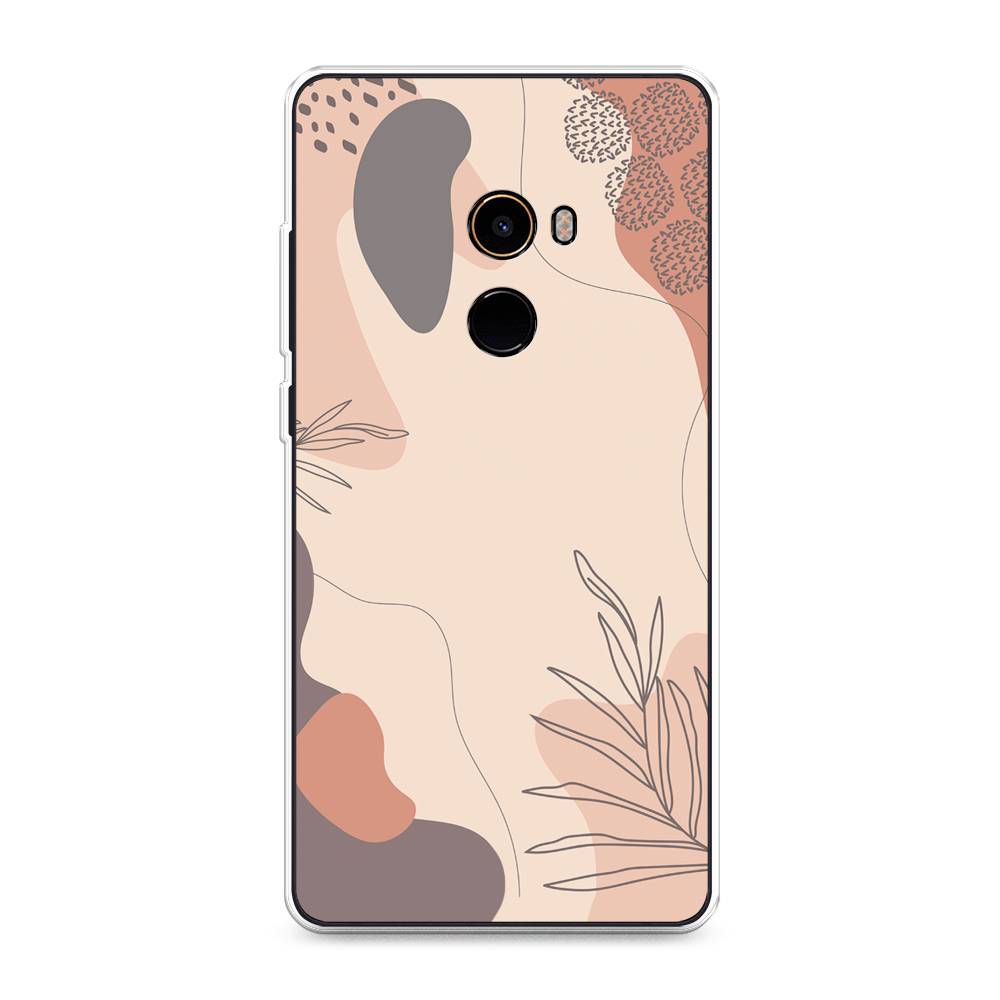 

Чехол на Xiaomi Mi Mix 2 "Нюдовые тона", Коричневый;серый, 32550-4