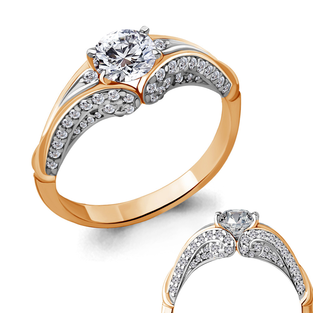 

Кольцо из серебра р. 18,5 AQUAMARINE 63986А_925_з, 63986А_925_з