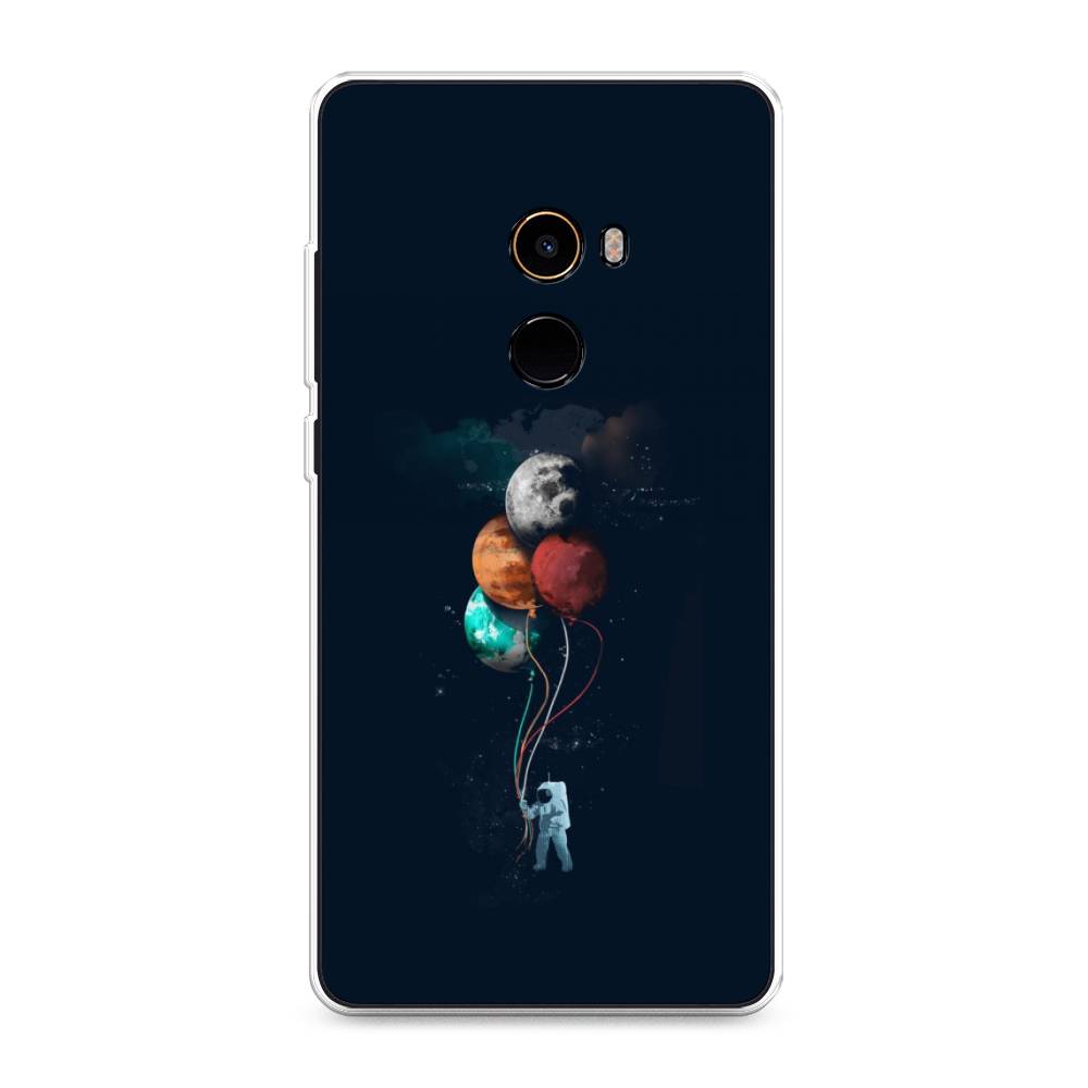 

Чехол на Xiaomi Mi Mix 2 "Космонавт с шариками", Разноцветный, 32550-4