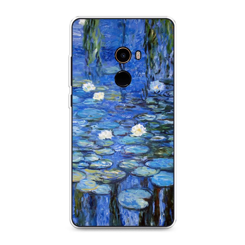 

Чехол на Xiaomi Mi Mix 2 "Нарисованный пруд", Синий;зеленый, 32550-4