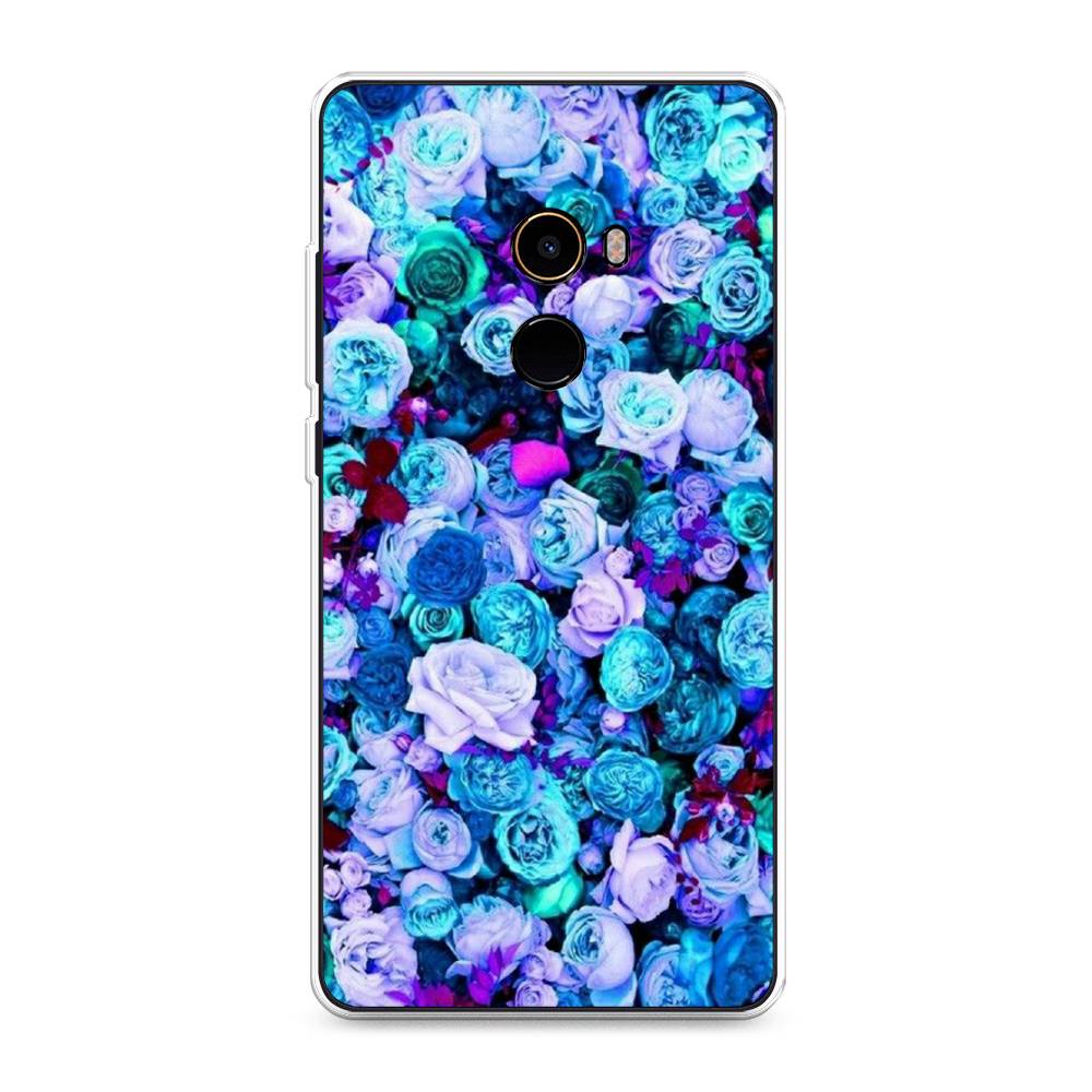 

Чехол на Xiaomi Mi Mix 2 "Цветочный ковер", Фиолетовый, 32550-2