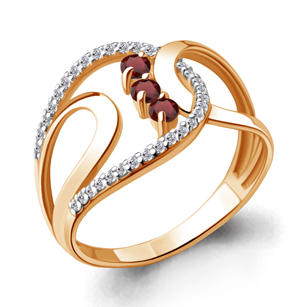 

Кольцо из серебра р. 17,5 AQUAMARINE 6573603А_925_з, 6573603А_925_з