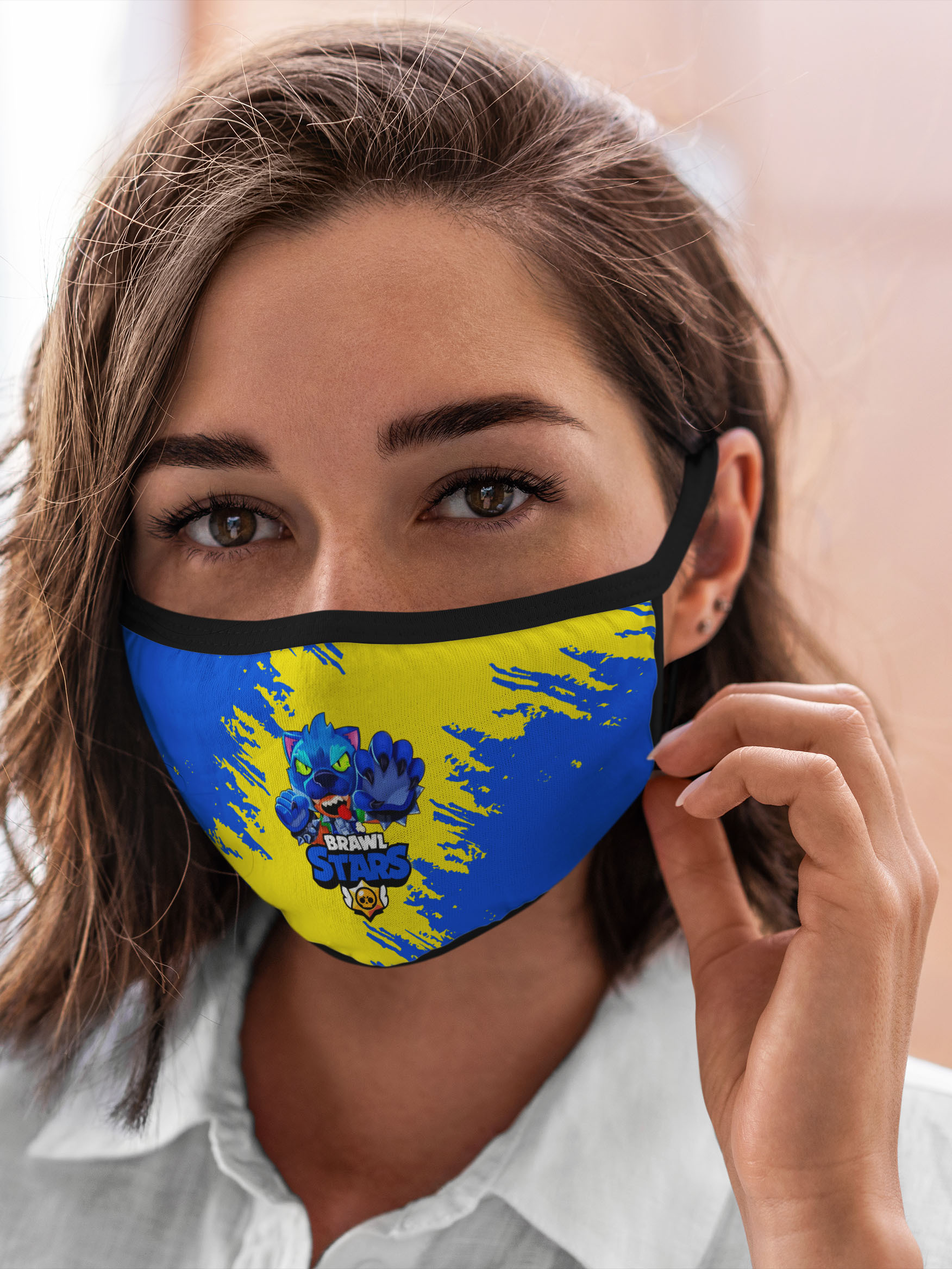 

Многоразовая маска унисекс Burnettie Brawl Stars, Разноцветный, Brawl Stars