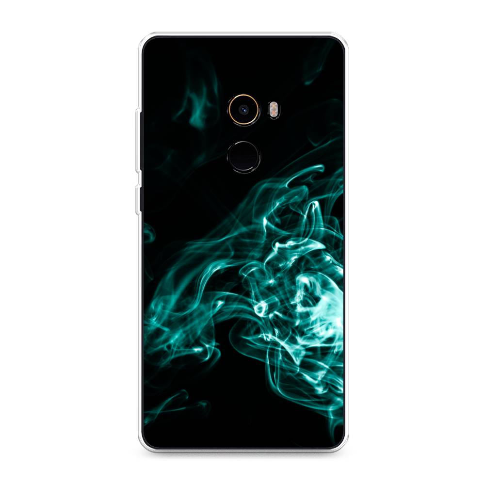 

Чехол на Xiaomi Mi Mix 2 "Дым", Голубой;черный, 32550-3