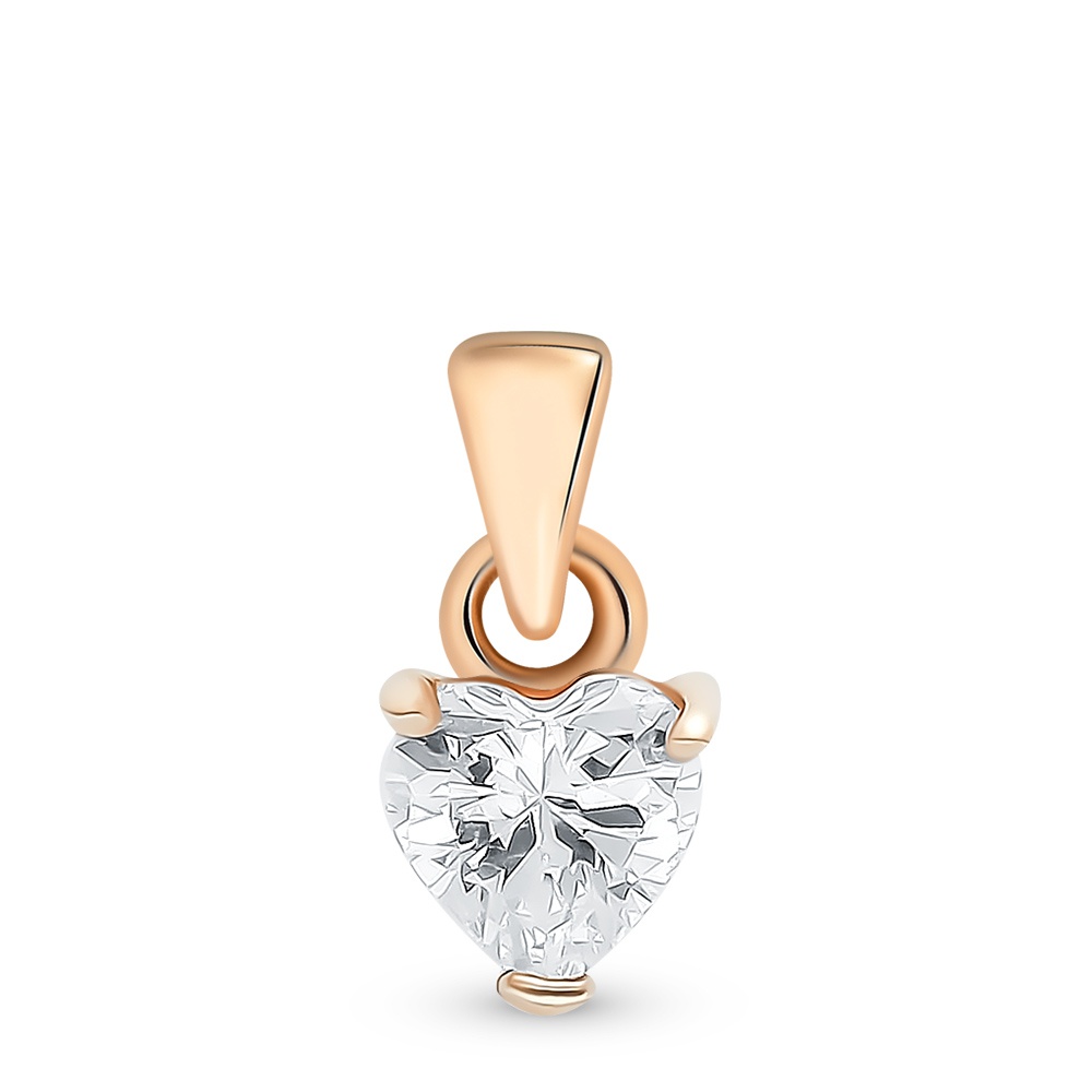

Подвеска из красного золота с фианитом 585Gold 303002778, 303002778