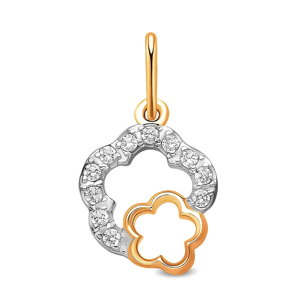 

Подвеска из красного золота с фианитом 585Gold 303002769, 303002769