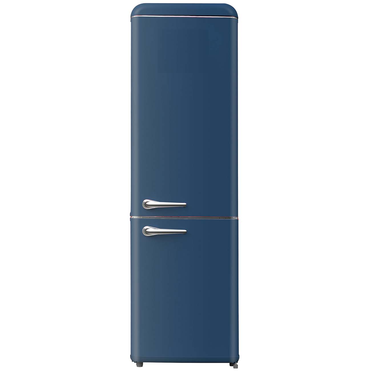 Холодильник Ascoli ARDRFS250WE синий, серый