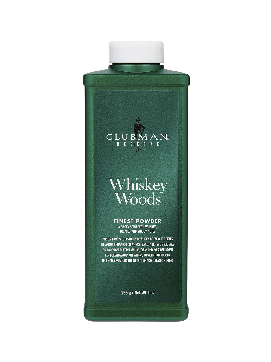 

Clubman Whiskey Woods Powder Тальк универсальный с запахом виски, 255 гр
