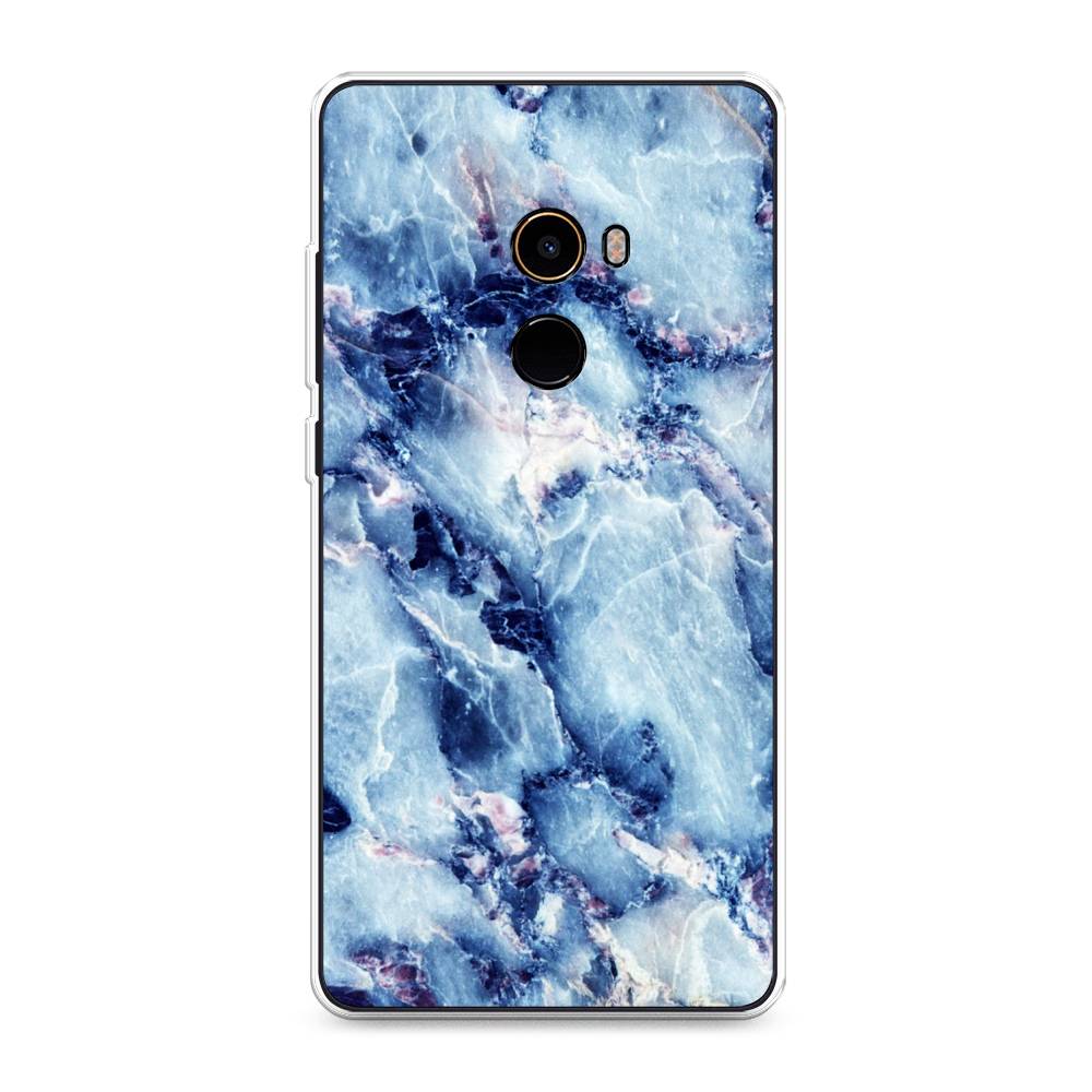 

Чехол на Xiaomi Mi Mix 2 "Мрамор с синими прожилками", Синий, 32550-3